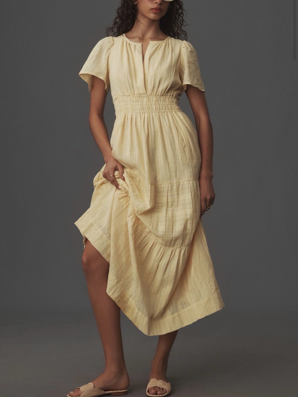 The Somerset Maxi in Canary Yellow - M